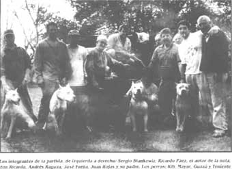 caza con dogos argentinos